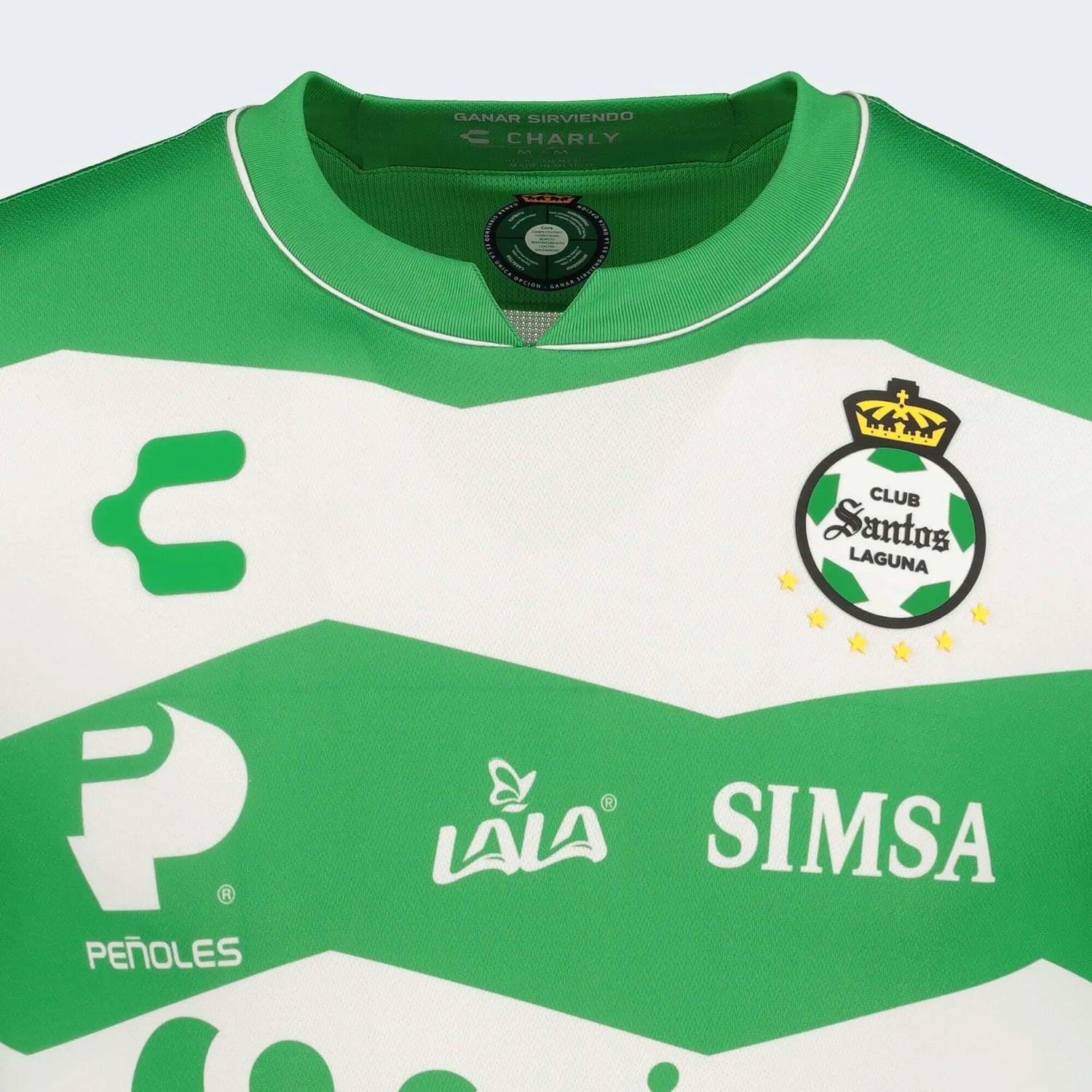 Charly 2023-24 Santos Men's Stadium Home Jersey (Detail 1)