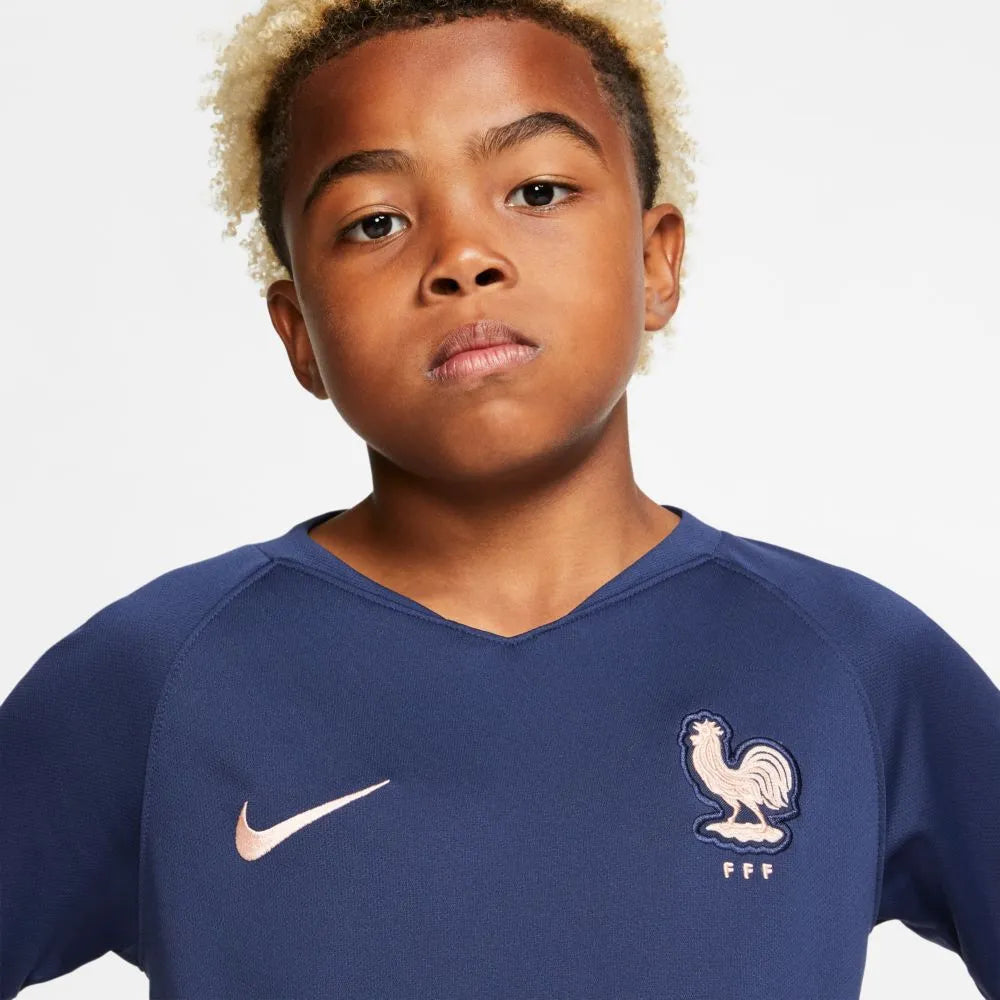 Nike France 2019-20 WC YOUTH Home Jersey - Blue