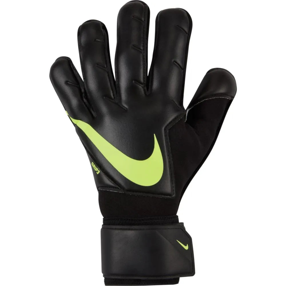 Nike Grip3 GK Glove - Black-Volt (Single - Outer)