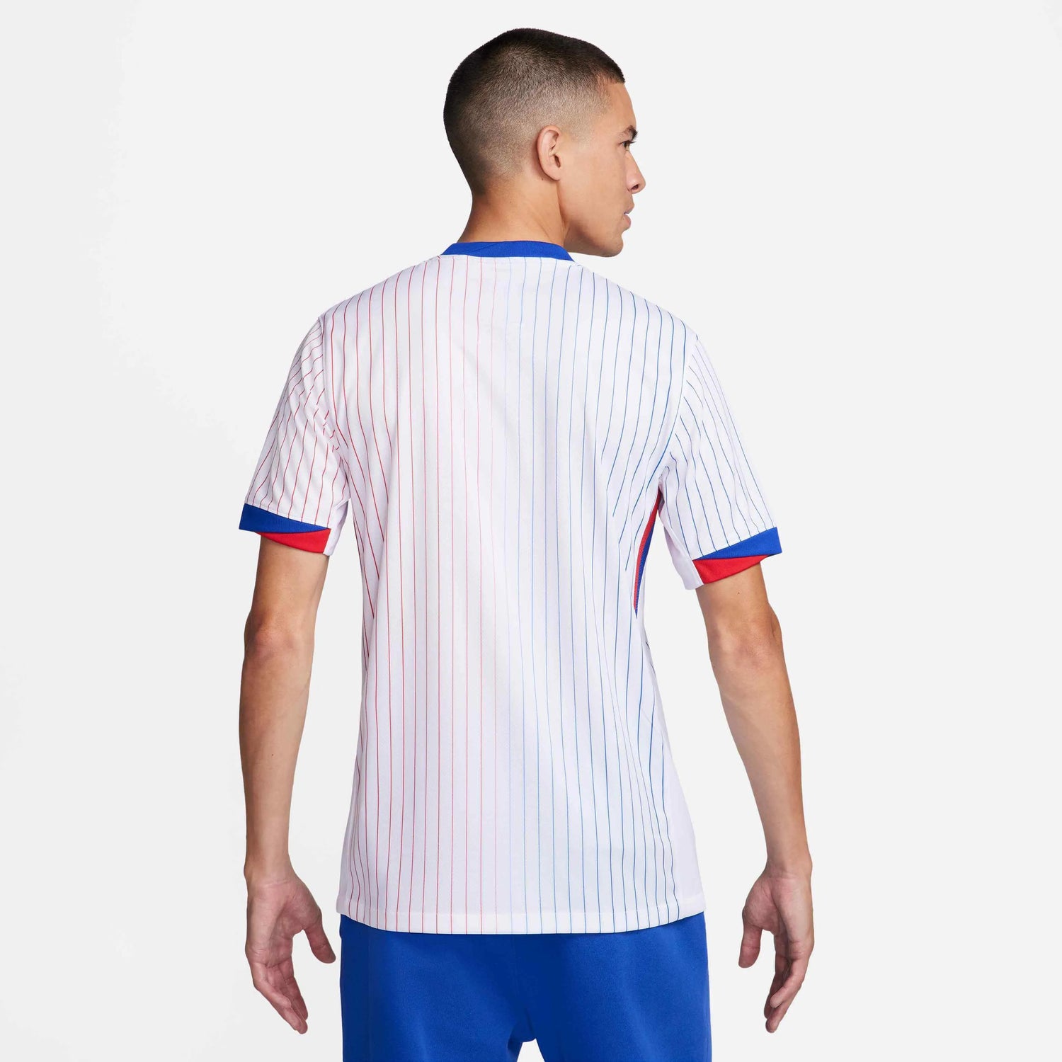 Nike 2024-25 France Men's Stadium Away Jersey (Model - Back)