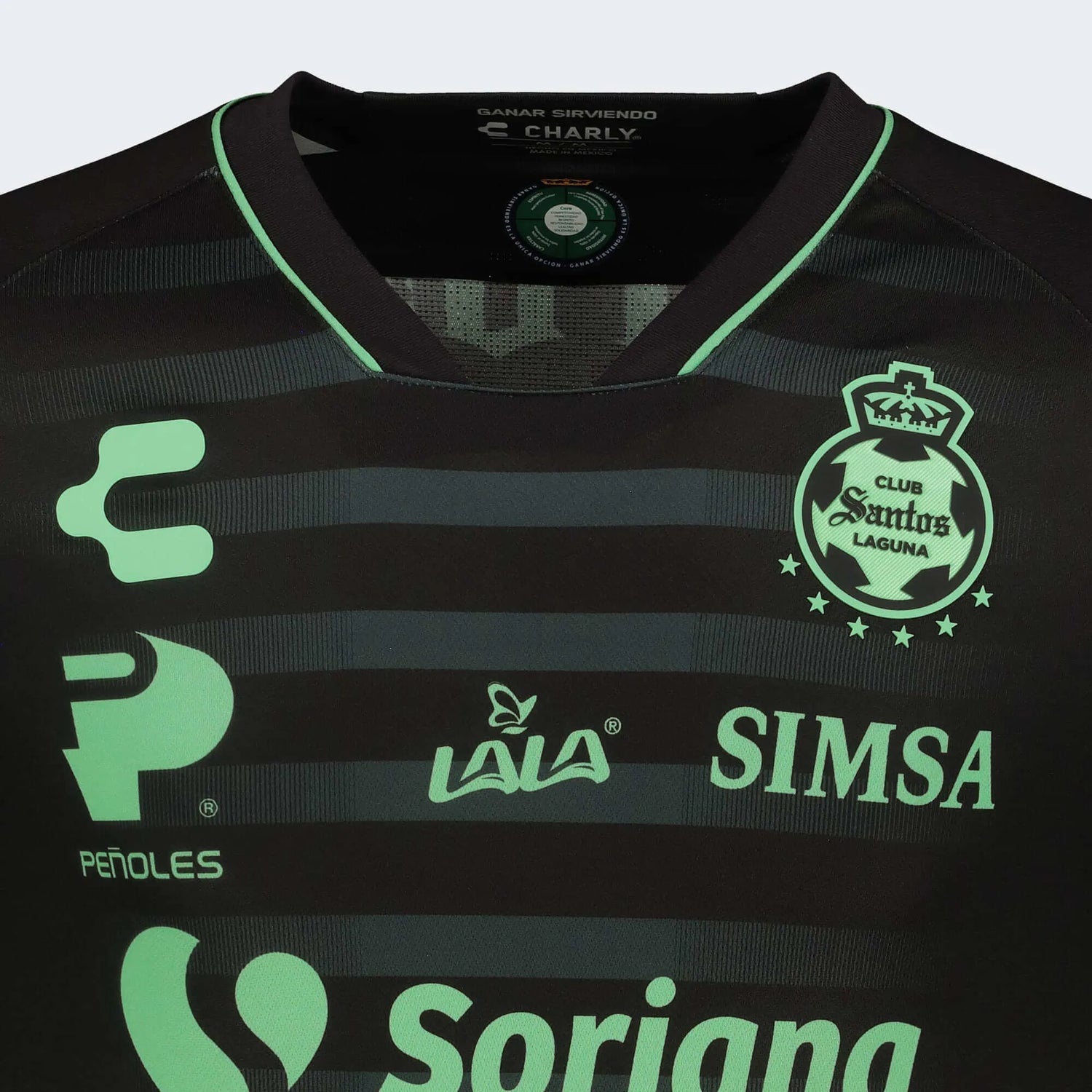 Charly 2023-24 Santos Men's Stadium Away Jersey (Detail 1)