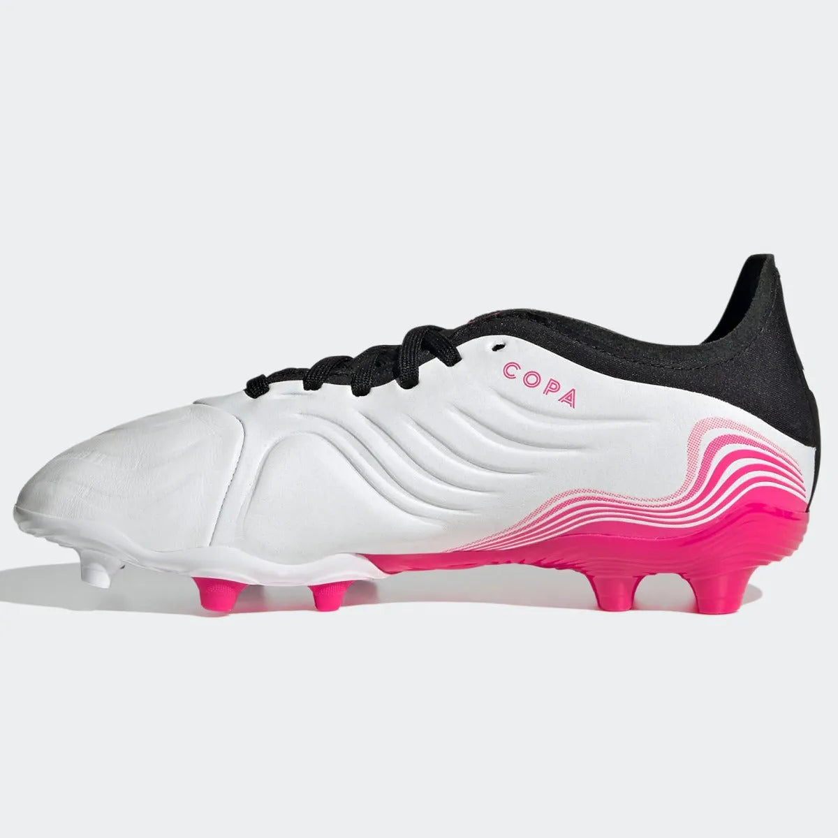 Adidas JR Copa Sense .1 FG - White-Black-Pink (Side 2)