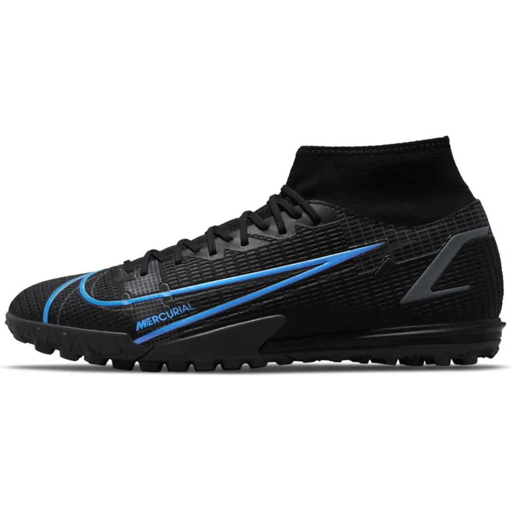 Nike Superfly 8 Academy TF - Black-Blue (Side 1)