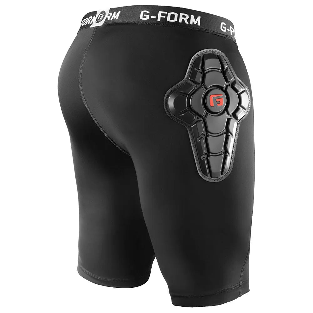 G-Form Goalkeeper Pro Impact Short - Black (Back)