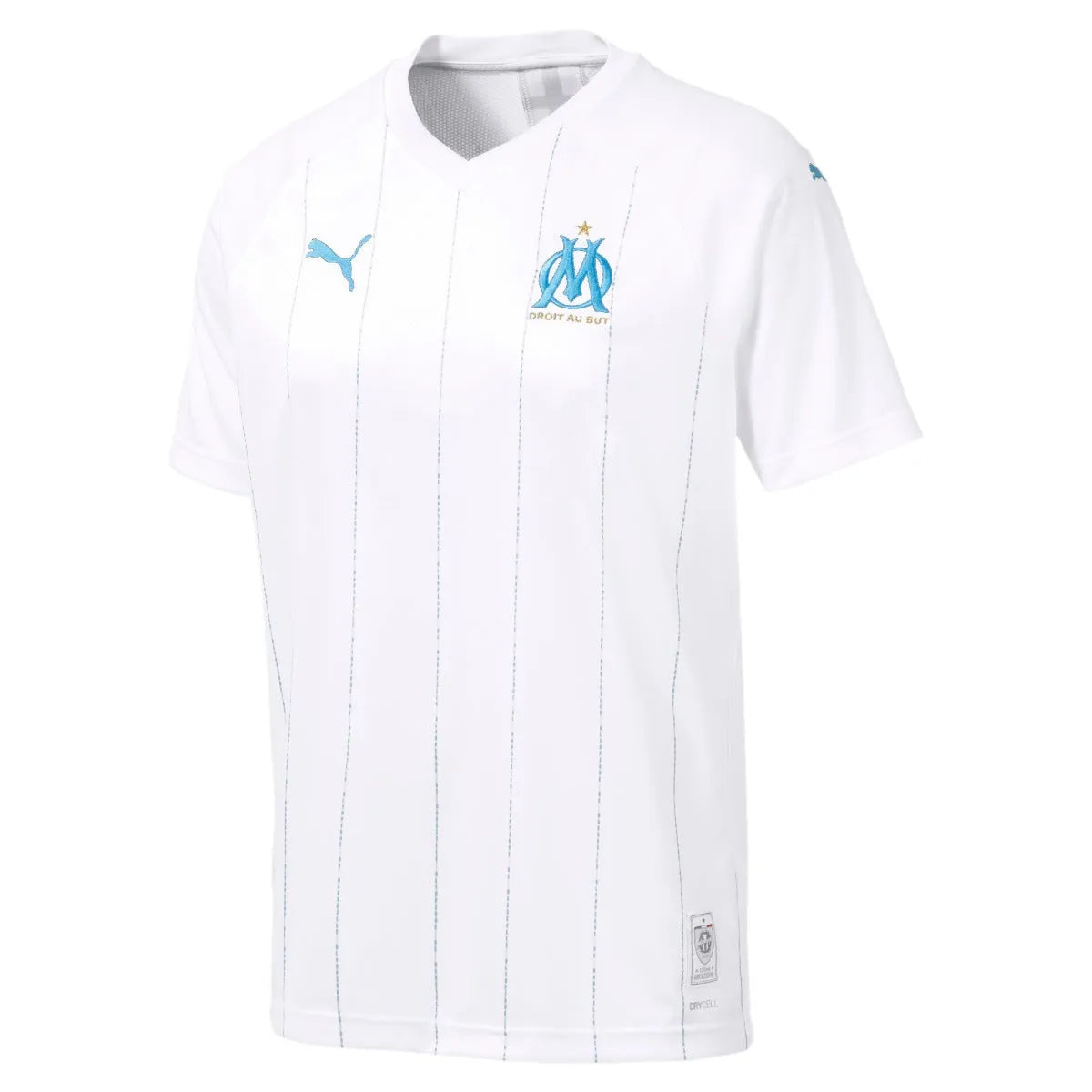 Puma 2019-20 Olympique Marseille Home Jersey - White-Blue