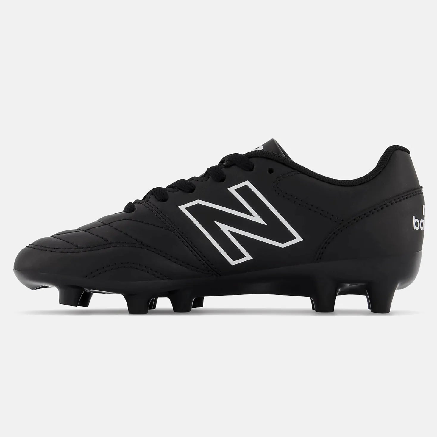 New Balance JR 442 V2 Academy FG Wide - Black-White (Side 2)