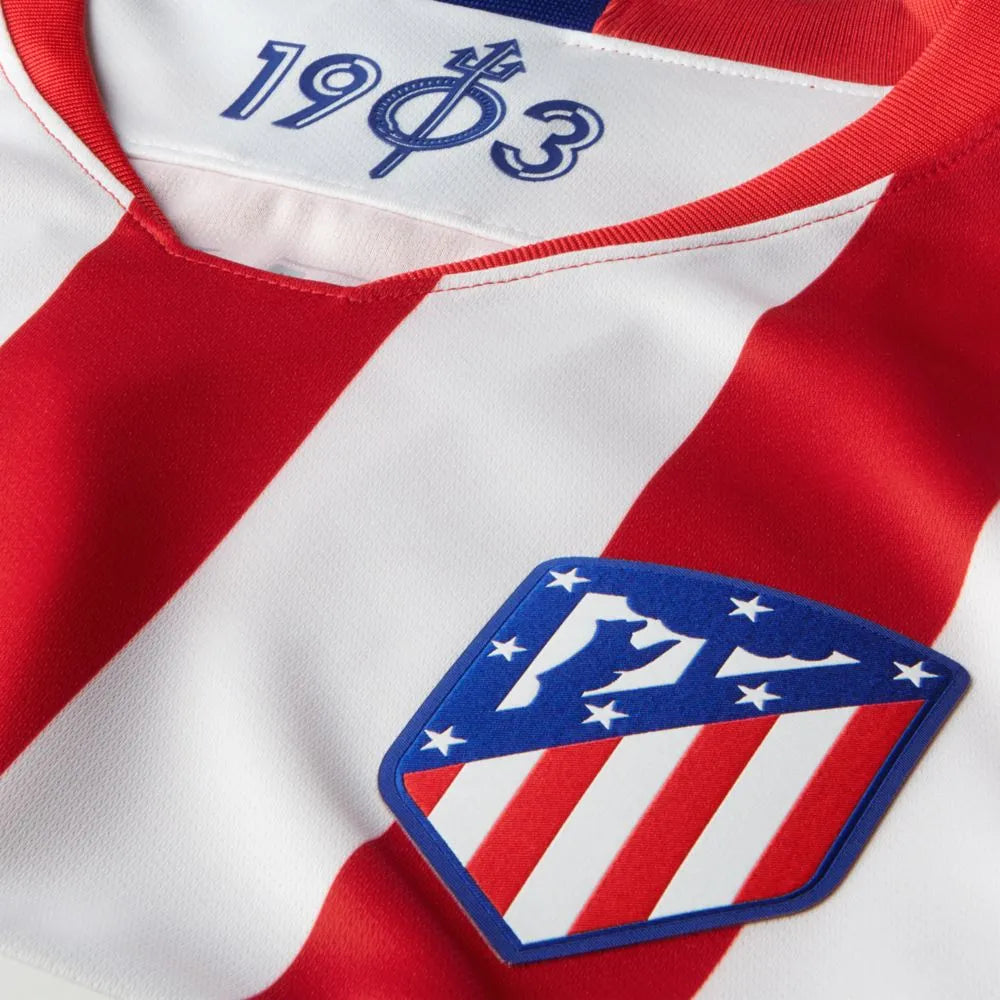 Nike 2019-20 Atletico Madrid Home Jersey - Red-White