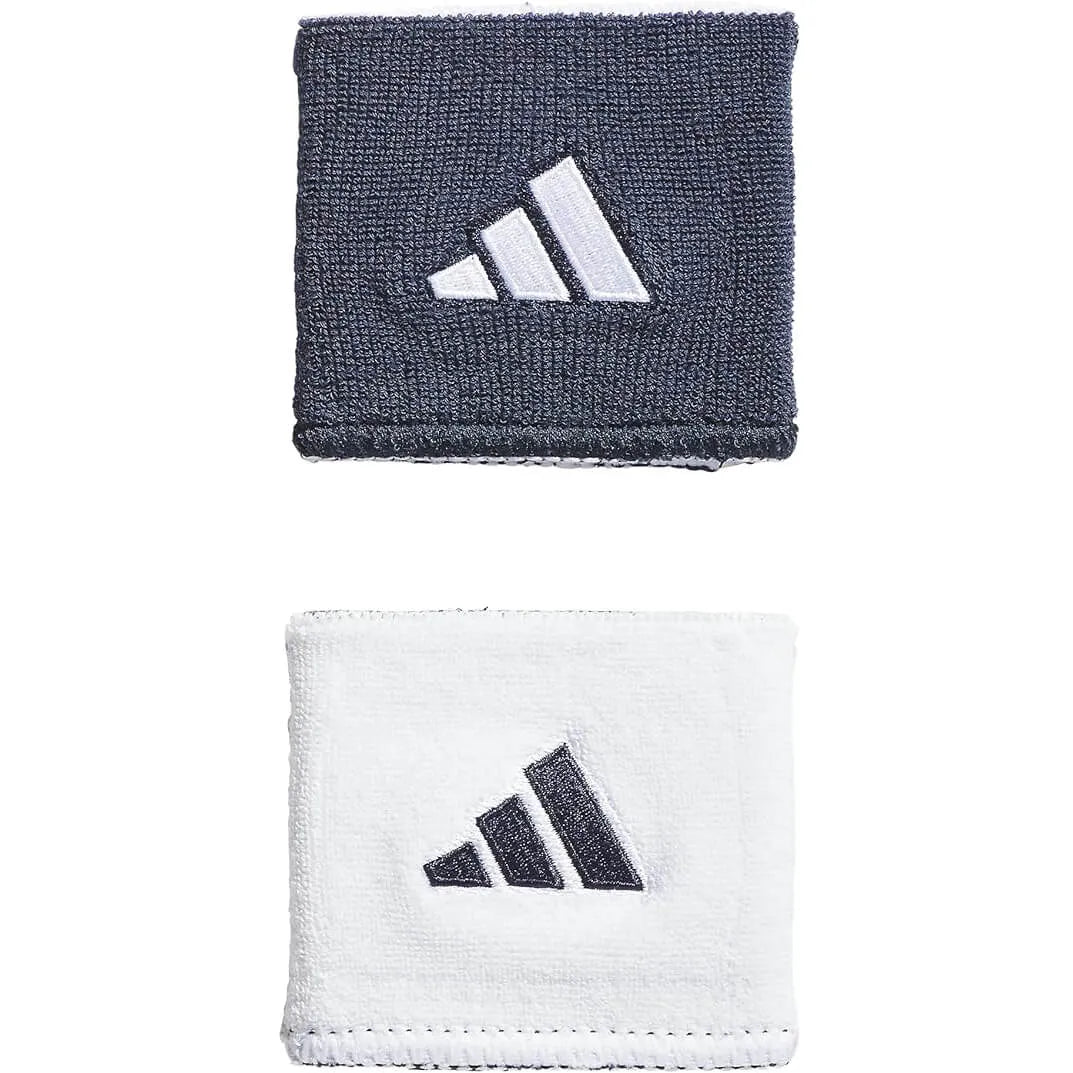 adidas Interval Reversible Wristband 2.0 Navy-White (Pair)