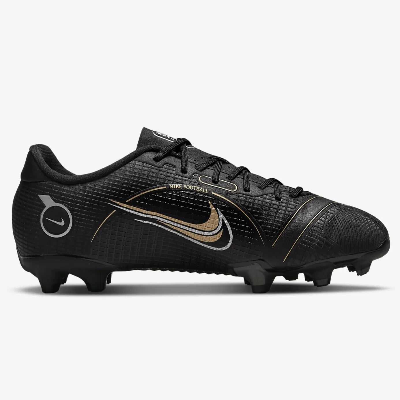 Nike JR Vapor 14 Academy FG-MG - Black-Gold-Silver (Side 2)