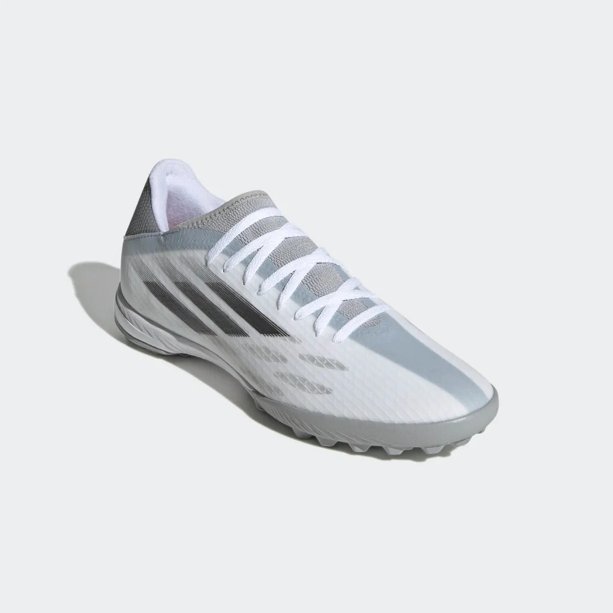 Adidas X Speedflow .3 TF - White-Iron Metallic (Diagonal 1)