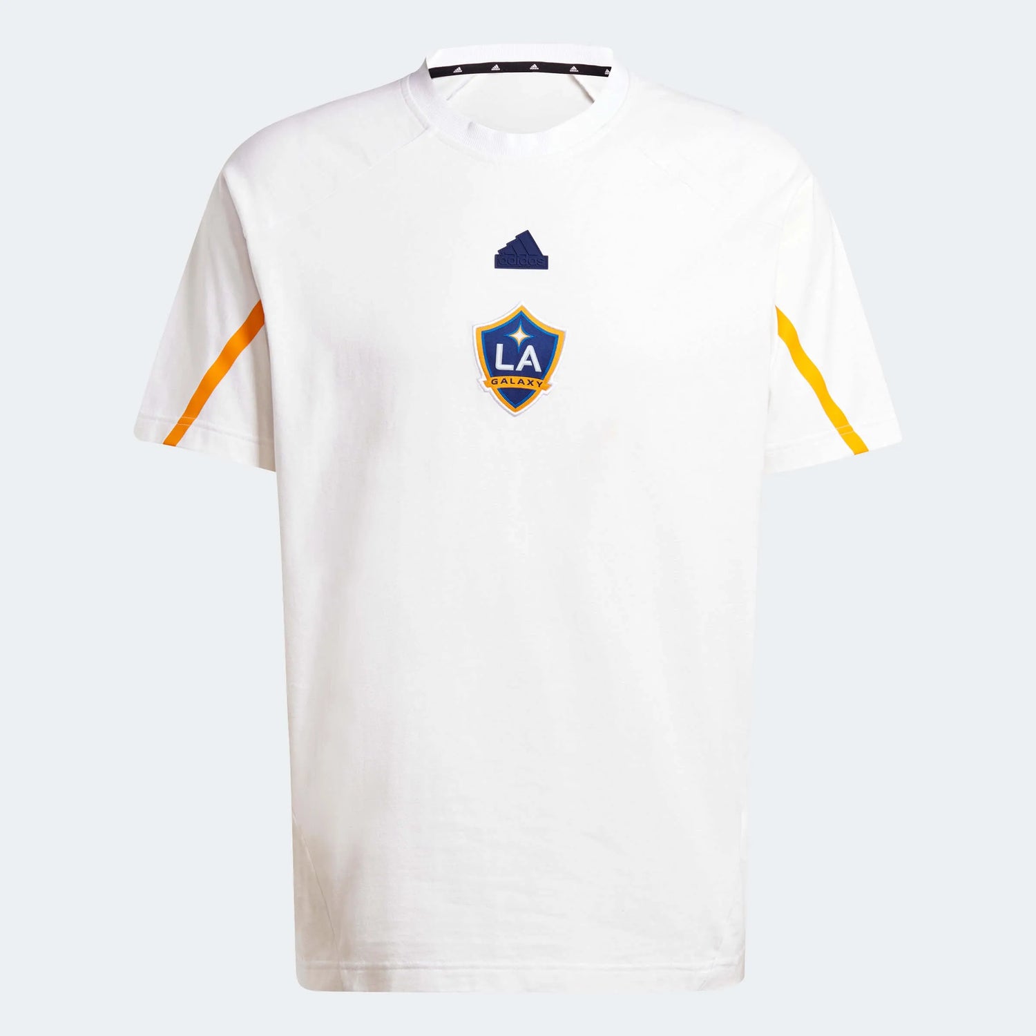 Men s Adidas White La Galaxy 2024 Travel Raglan T Shirt