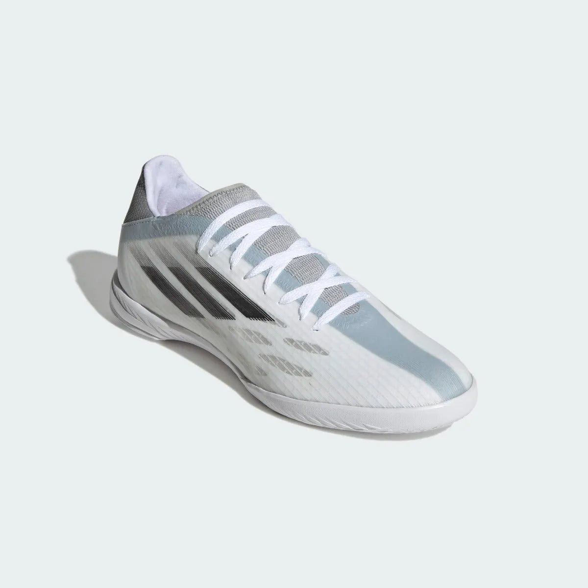 Adidas X Speedflow .3 IN - White-Iron Metallic (Diagonal 1)