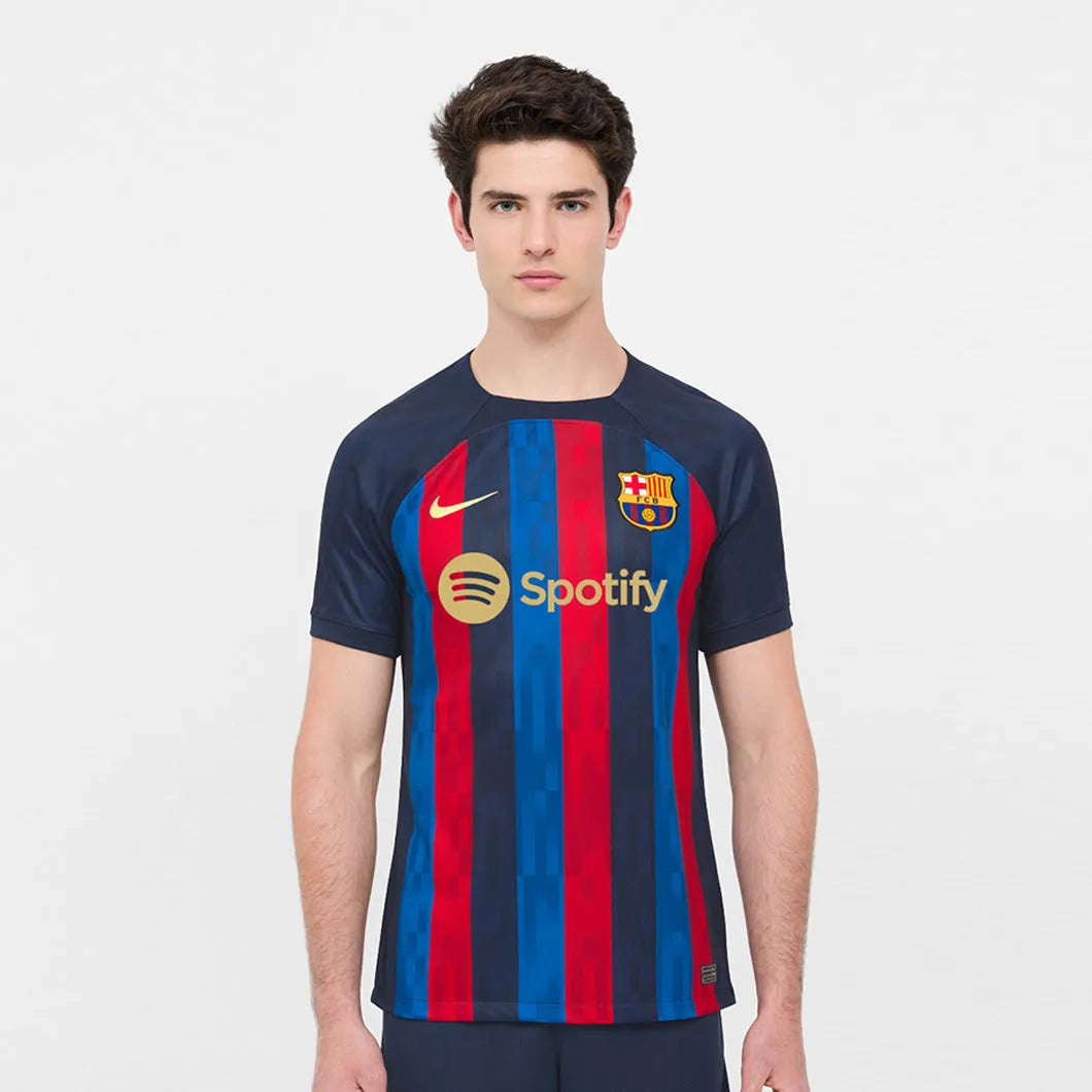 Nike 2022-23 FC Barcelona Home Jersey - Obsidian-Sesame