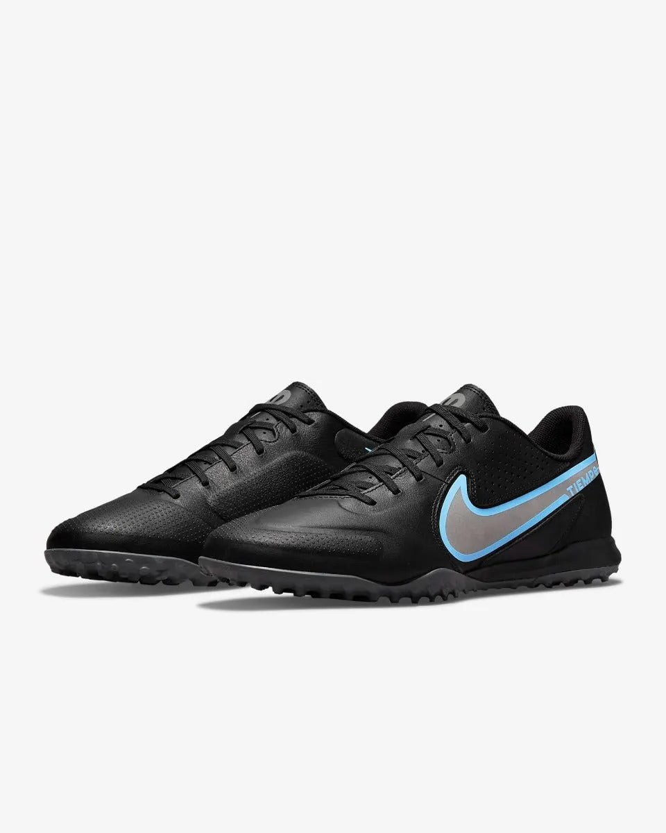 Nike Legend 9 Academy TF - Black-Blue (Pair - Diagonal)