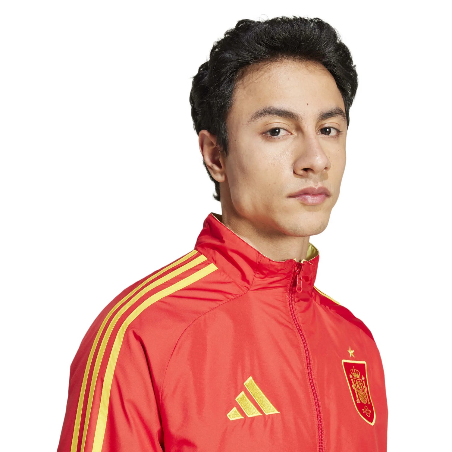 adidas 2024-25 Spain Men's Anthem Jacket (Detail 1)