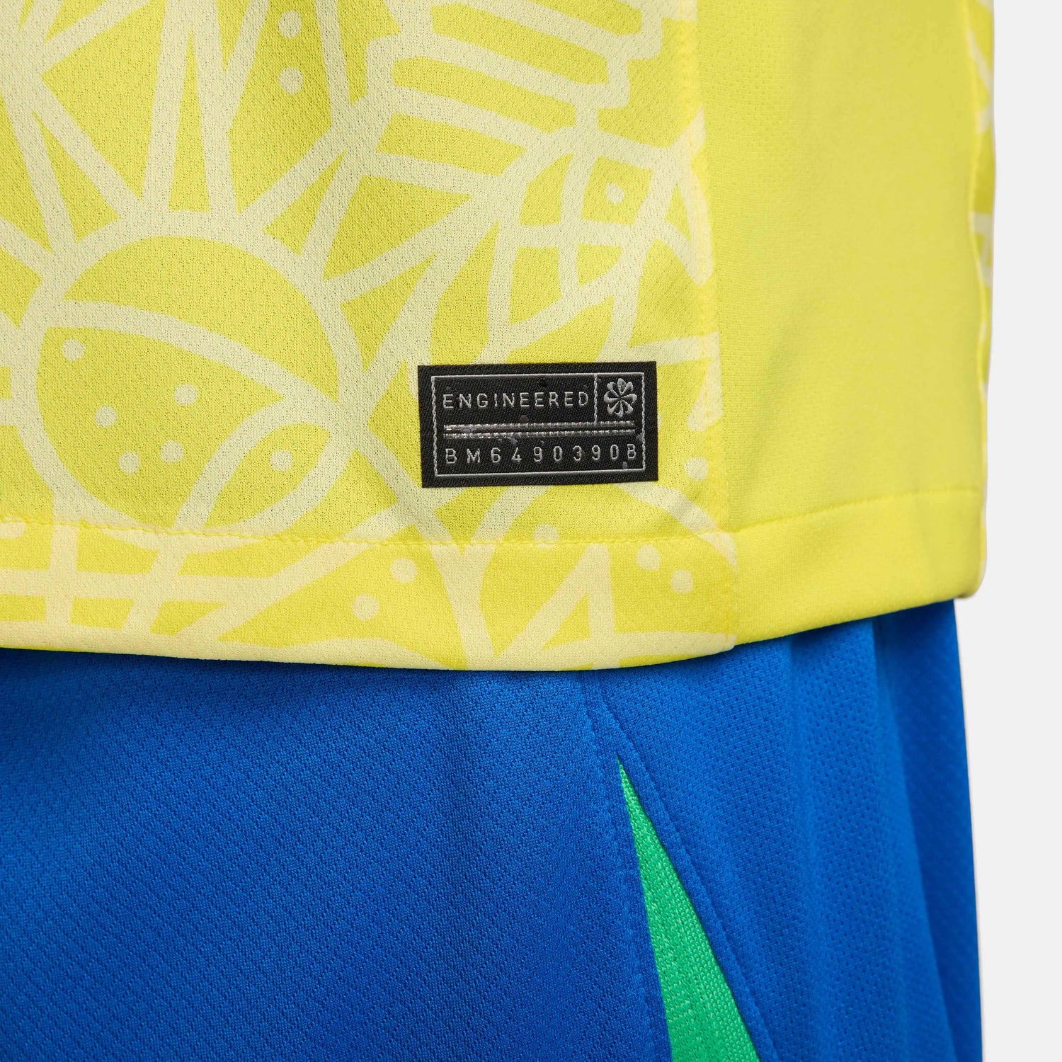 Nike 2024-25 Brazil Men's Stadium Home Jersey (Detail 3)