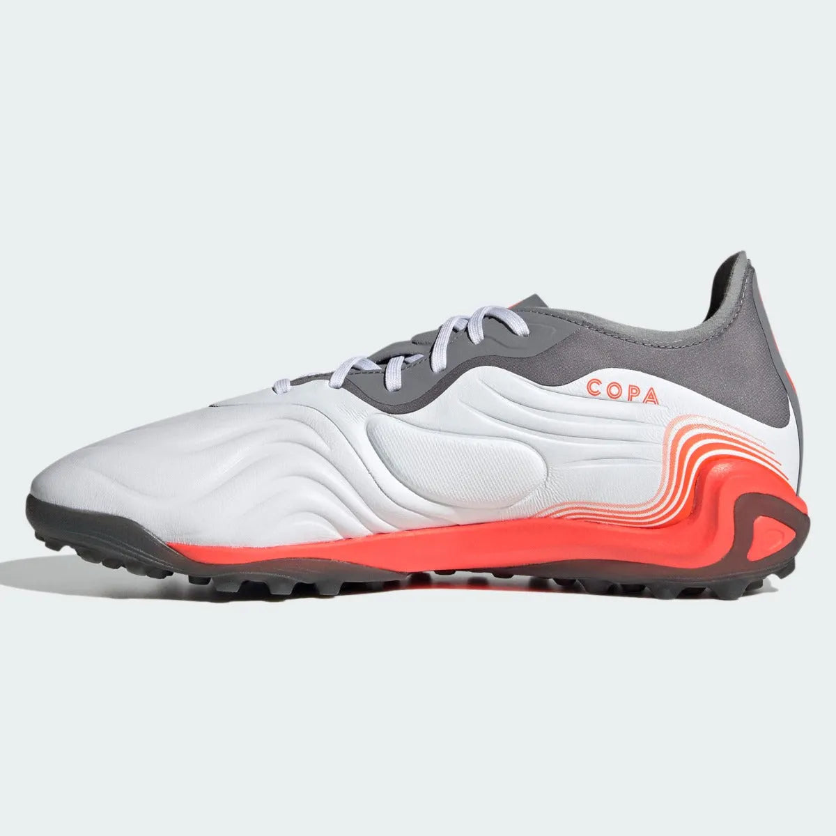 Adidas Copa Sense .1 TF - White-Grey-Solar Red (Side 2)