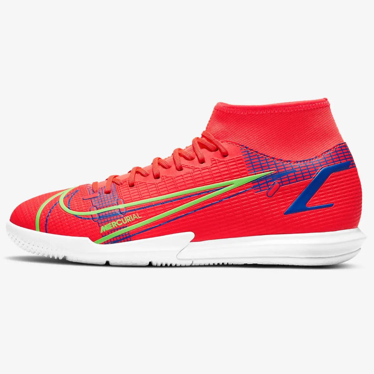 Nike Mercurial Superfly 8 Academy IC - Bright Crimson-Volt-Indigo