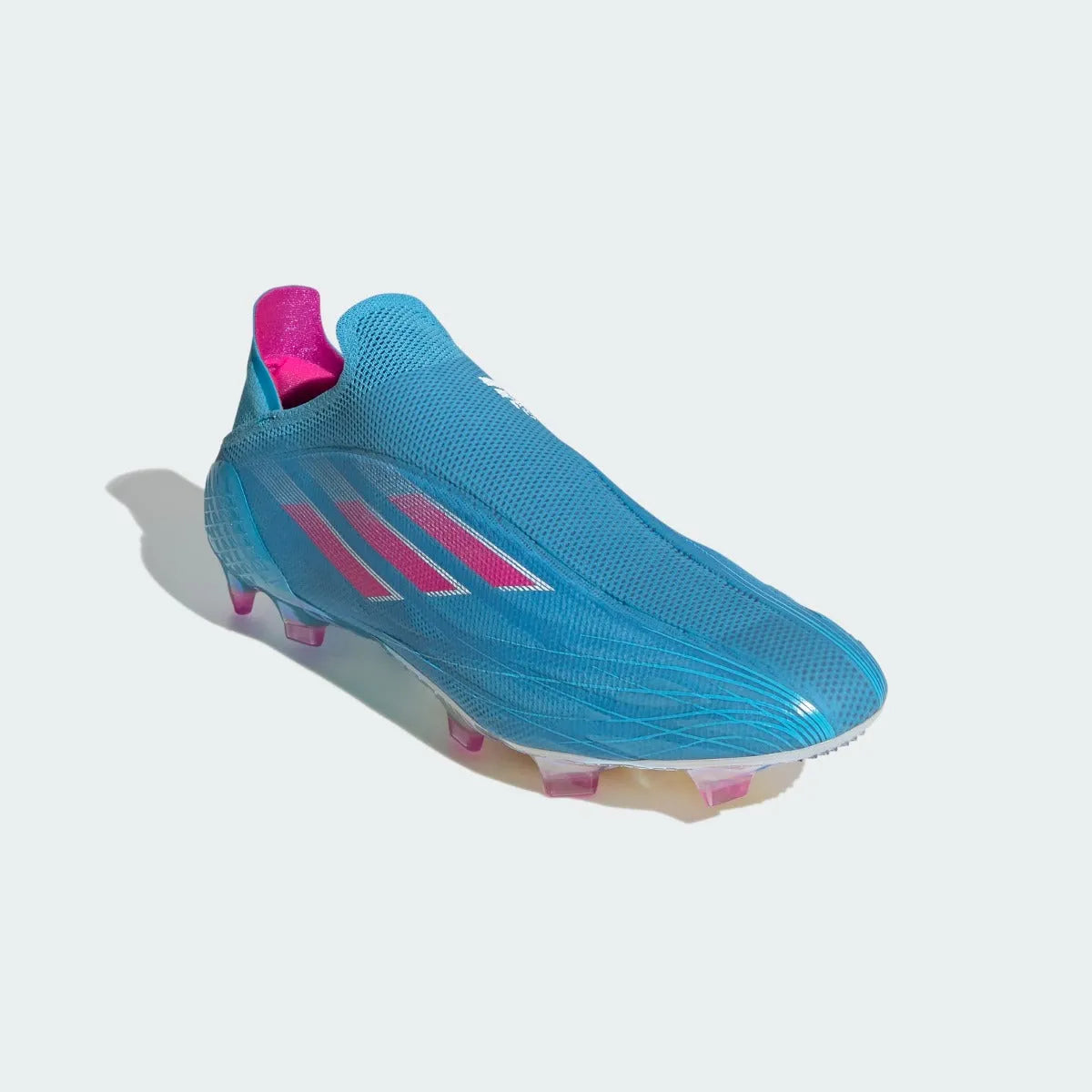 Adidas X Speedflow + FG  - Sky Rush-Shock Pink (Diagonal 1)