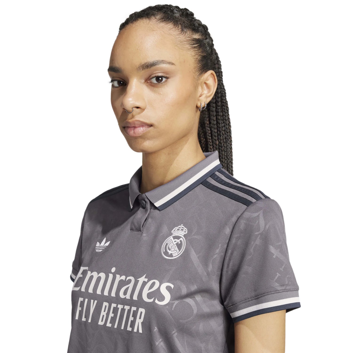 adidas 2024-25 Real Madrid Women's Third Stadium Jersey (Detail 1)