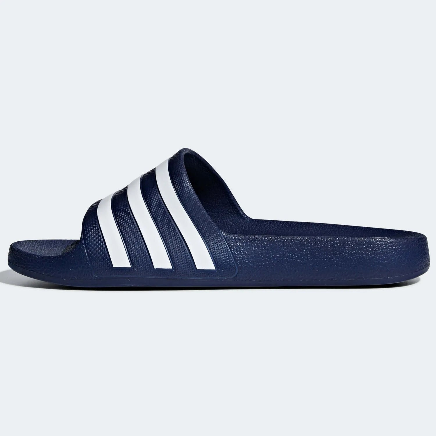 adidas Adilette Aqua Slides - Dark Blue-White (Side 2)