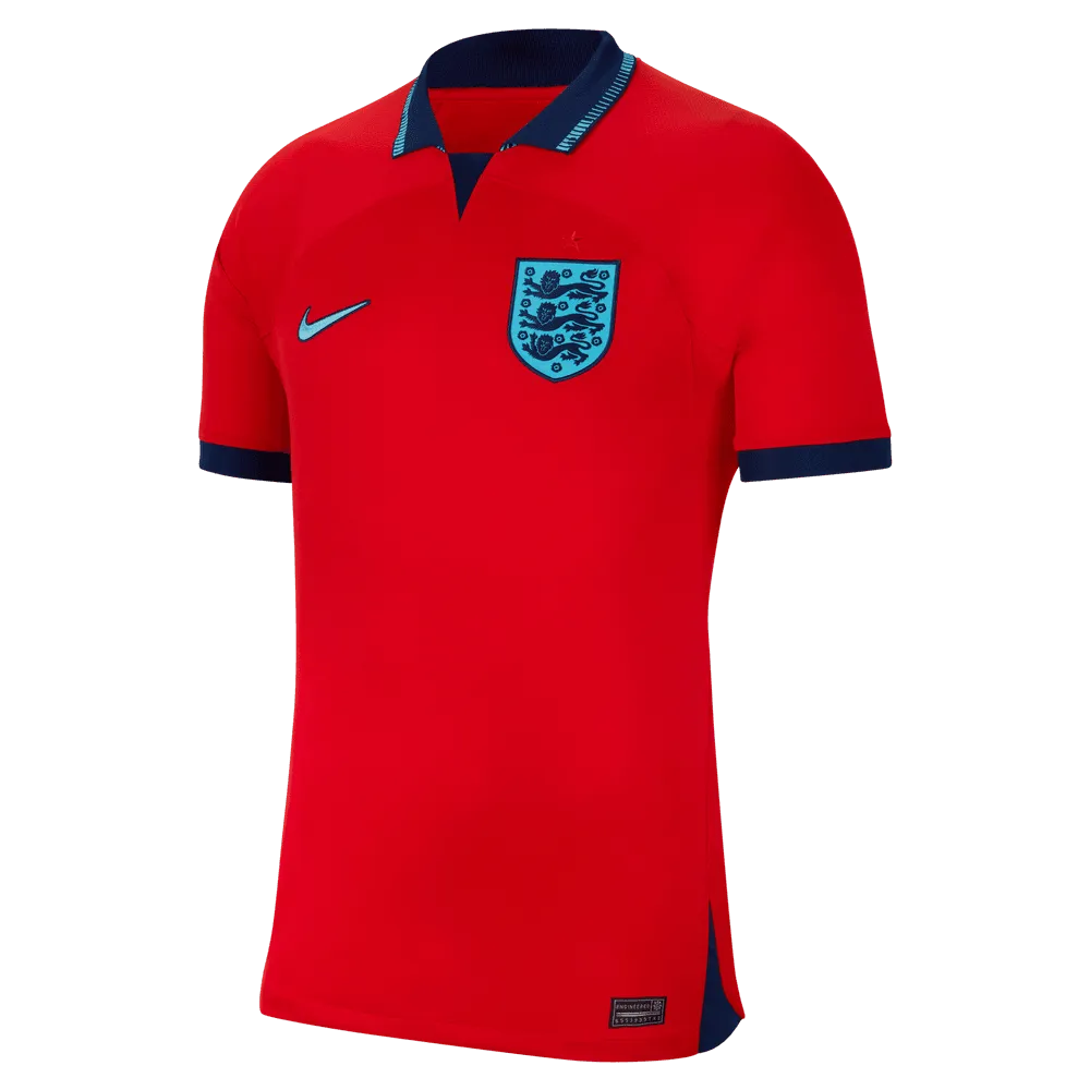 Nike 2022-23 England Away Jersey - Red-Blue Void (Front)