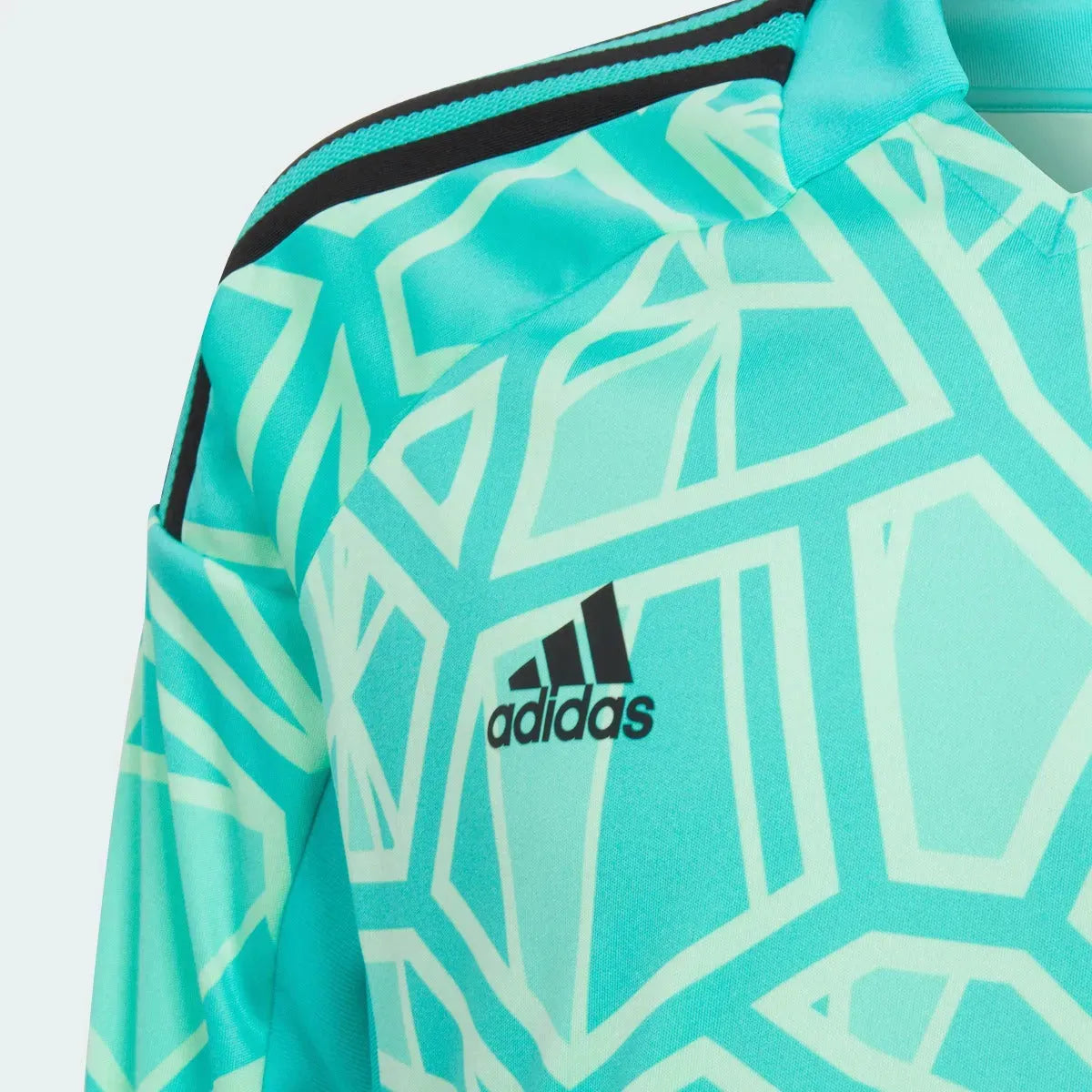 adidas Condivo 22 Youth Goalkeeper Long Sleeve Jersey - Mint Rush (Detail 1)