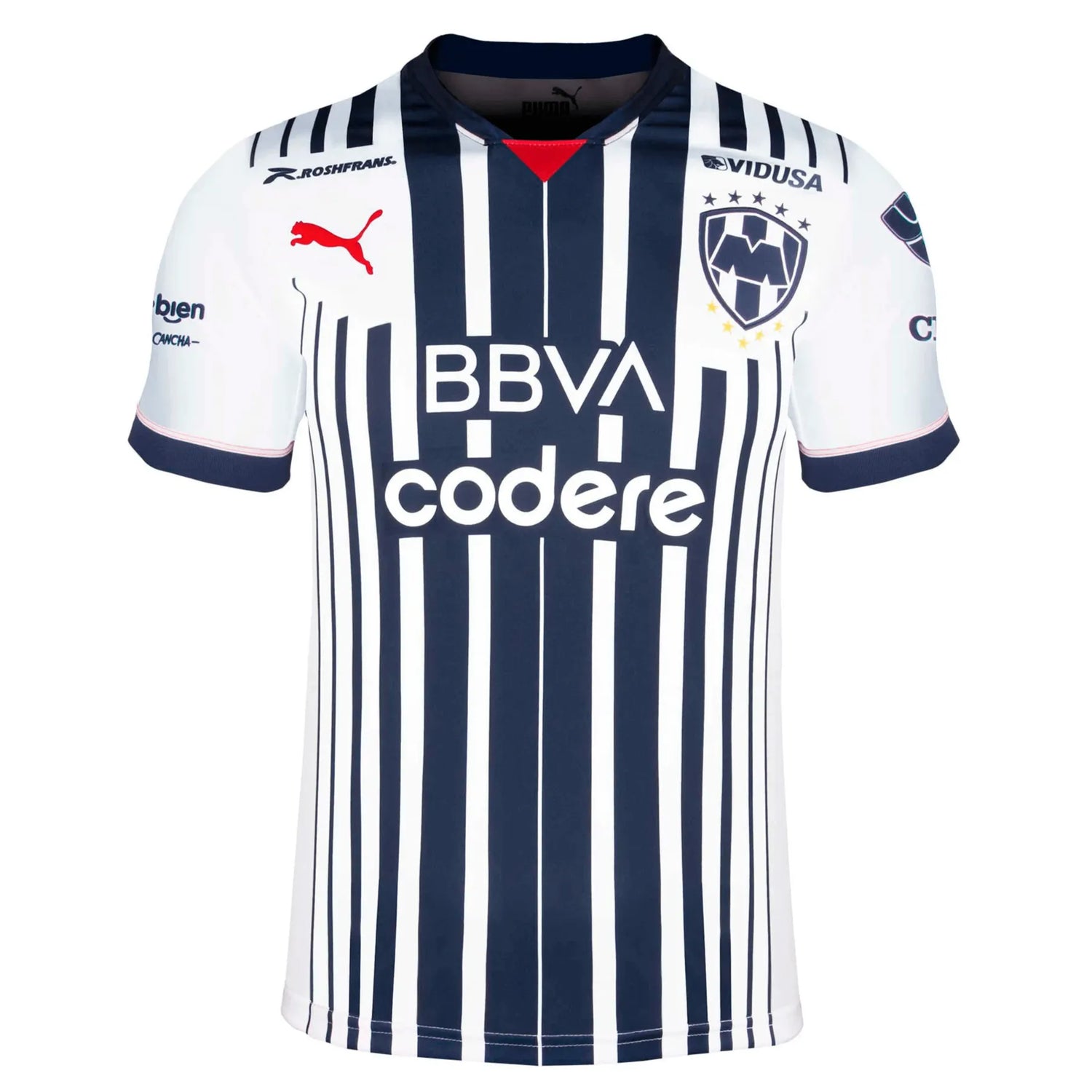 Puma 2022-23 Home Moneterrey Jersey Navy-White (Front)