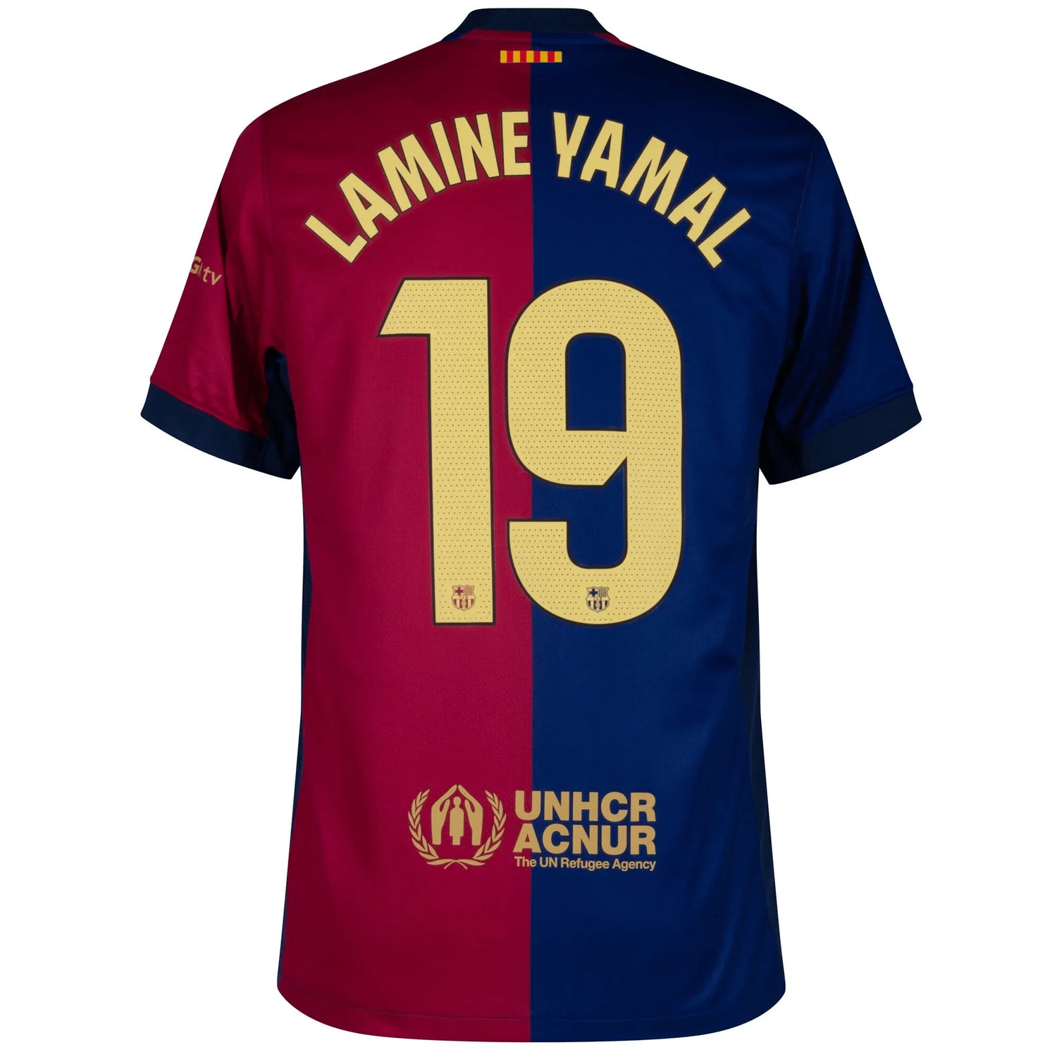 Nike 2024-25 Barcelona Men's Stadium Home Jersey (Lamine Yamal)