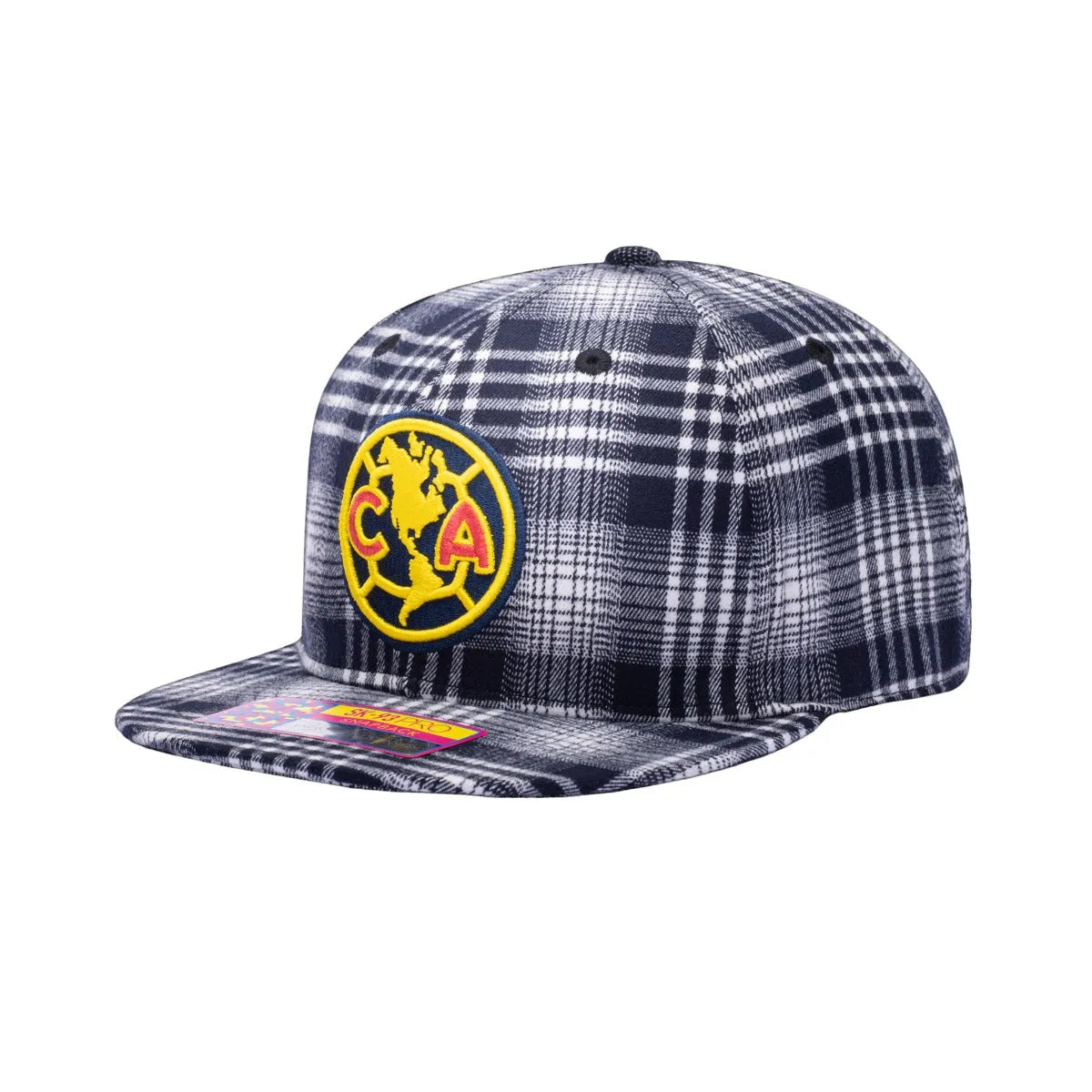 FI Collection Club America Hooligan Hat - Navy-White (Diagonal 1)