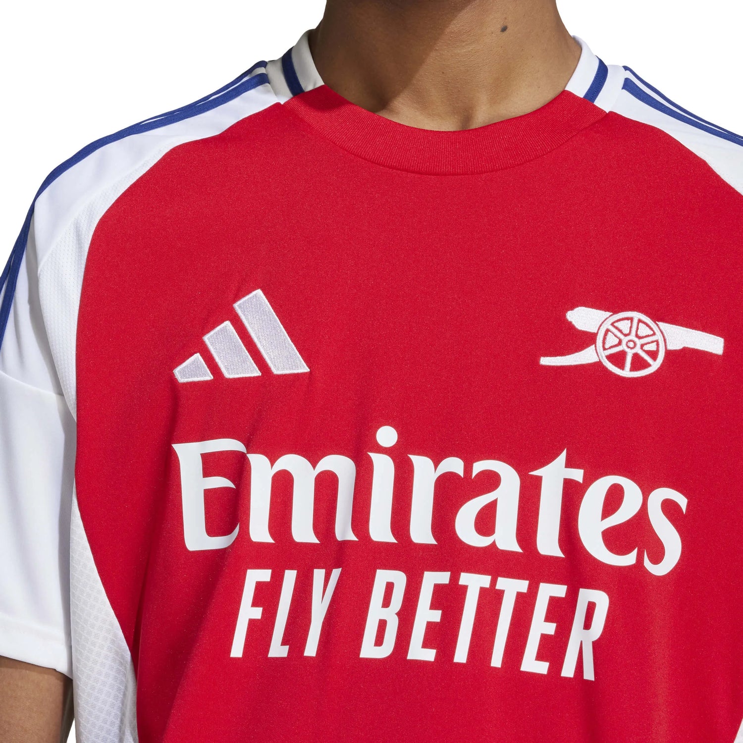 adidas 2024-25 Arsenal Men's Stadium Home Jersey (Detail 1)