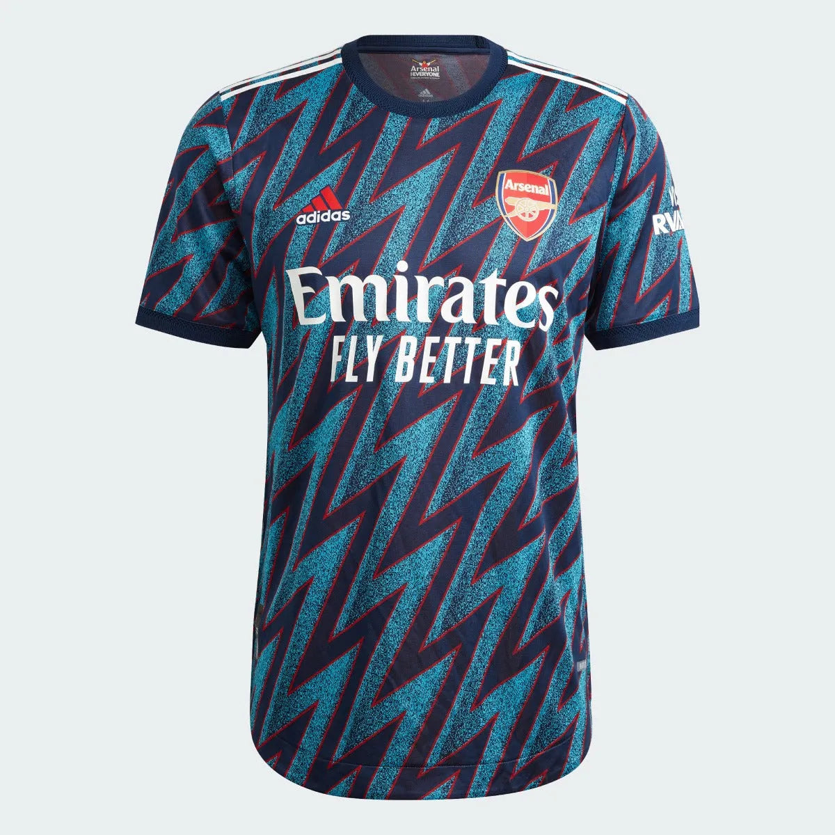 Adidas 2021-22 Arsenal Authentic Third Jersey - Mystery Blue (Front)