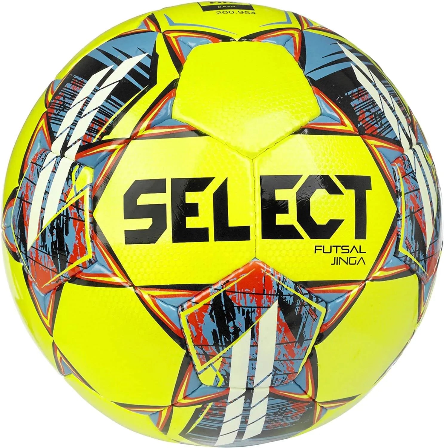 Select v22 Jinga Futsal Ball - Yellow (Front)