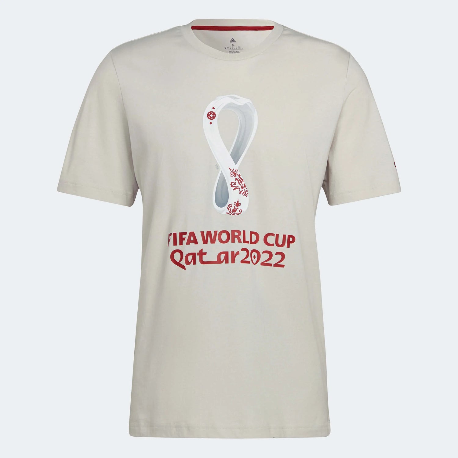 adidas 2022 FIFA World Cup Graphic Tee Talc (Front)