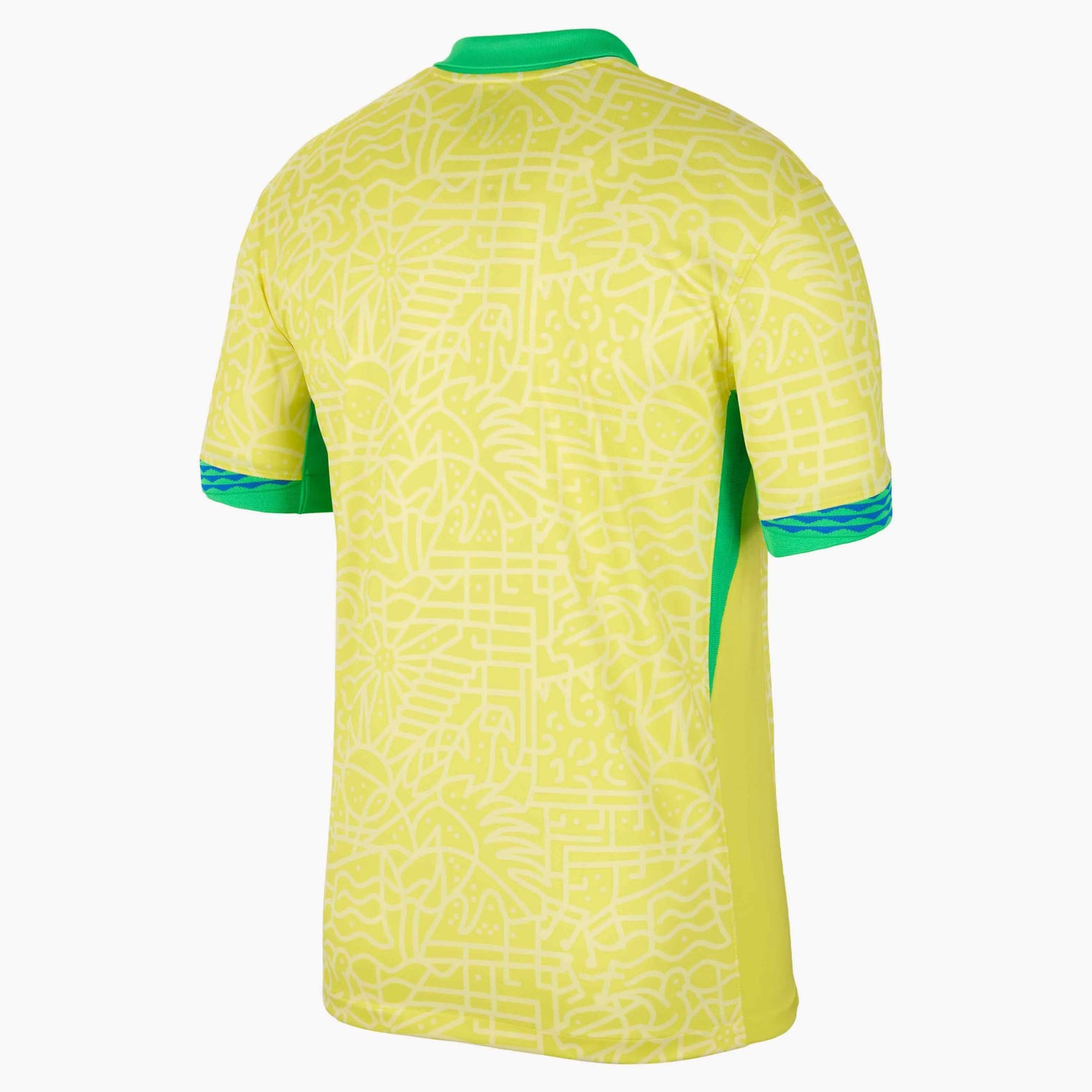 Nike 2024-25 Brazil Men's Stadium Home Jersey (Back)