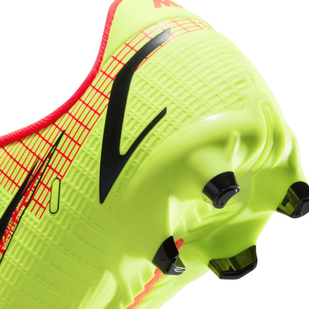 Nike Kids Vapor 14 Academy FG-MG - Volt-Bright Crimson (Detail 3)