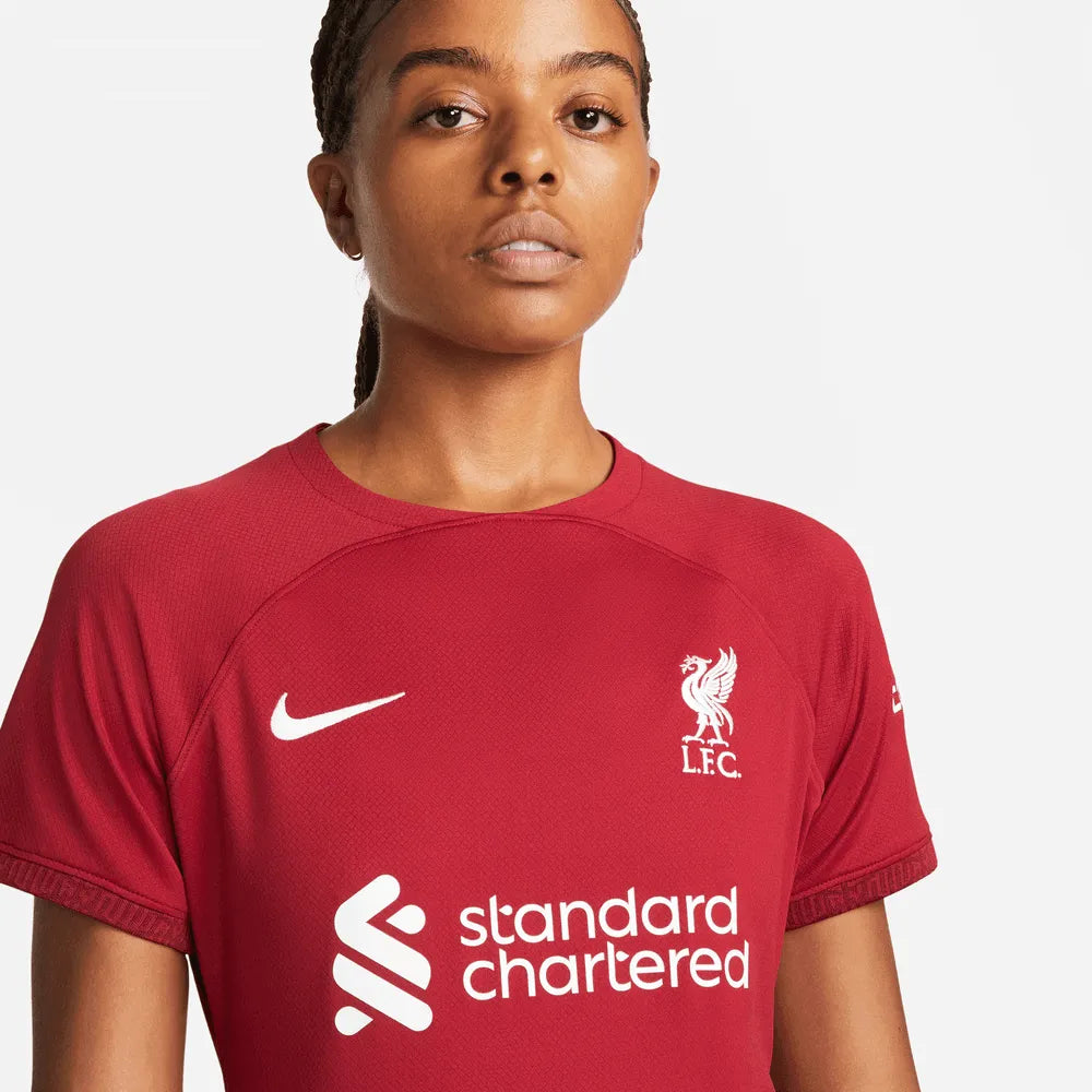 Nike Liverpool F.C. Women's Home Jersey Red White Orange Size Small deals S Dri-Fit