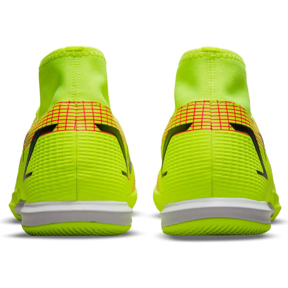 Nike Superfly 8 Academy IC - Volt-Bright Crimson (Pair - Back)