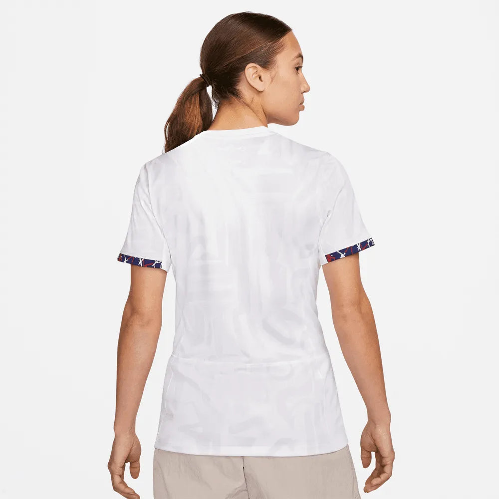 Nike 2023-24 France Women's Stadium Away Jersey (Model - Back)