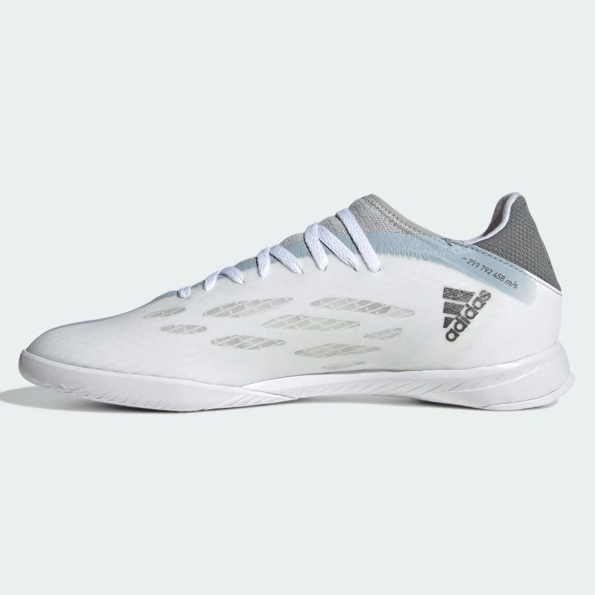 Adidas X Speedflow .3 IN - White-Iron Metallic (Side 2)