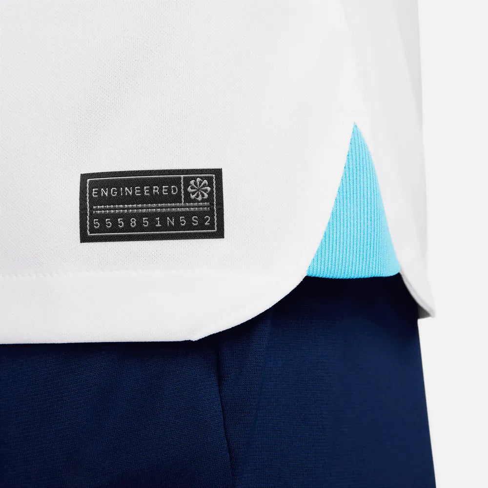 Nike 2022-23 England Home Jersey - White-Blue (Detail 2)