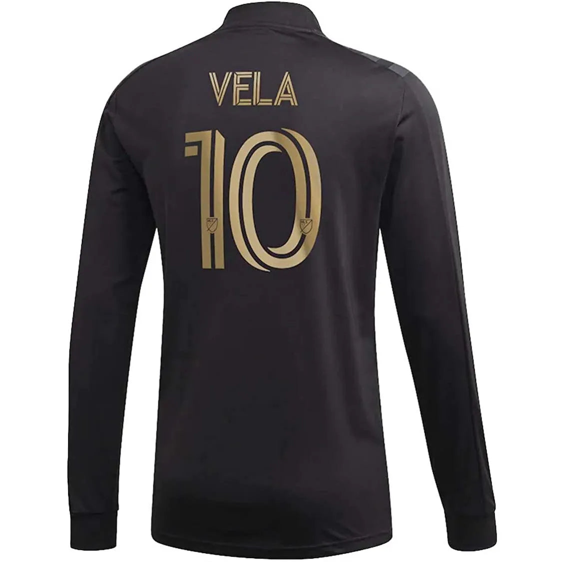 adidas LAFC Long-Sleeve Home Jersey 2020-21- Black-Gold