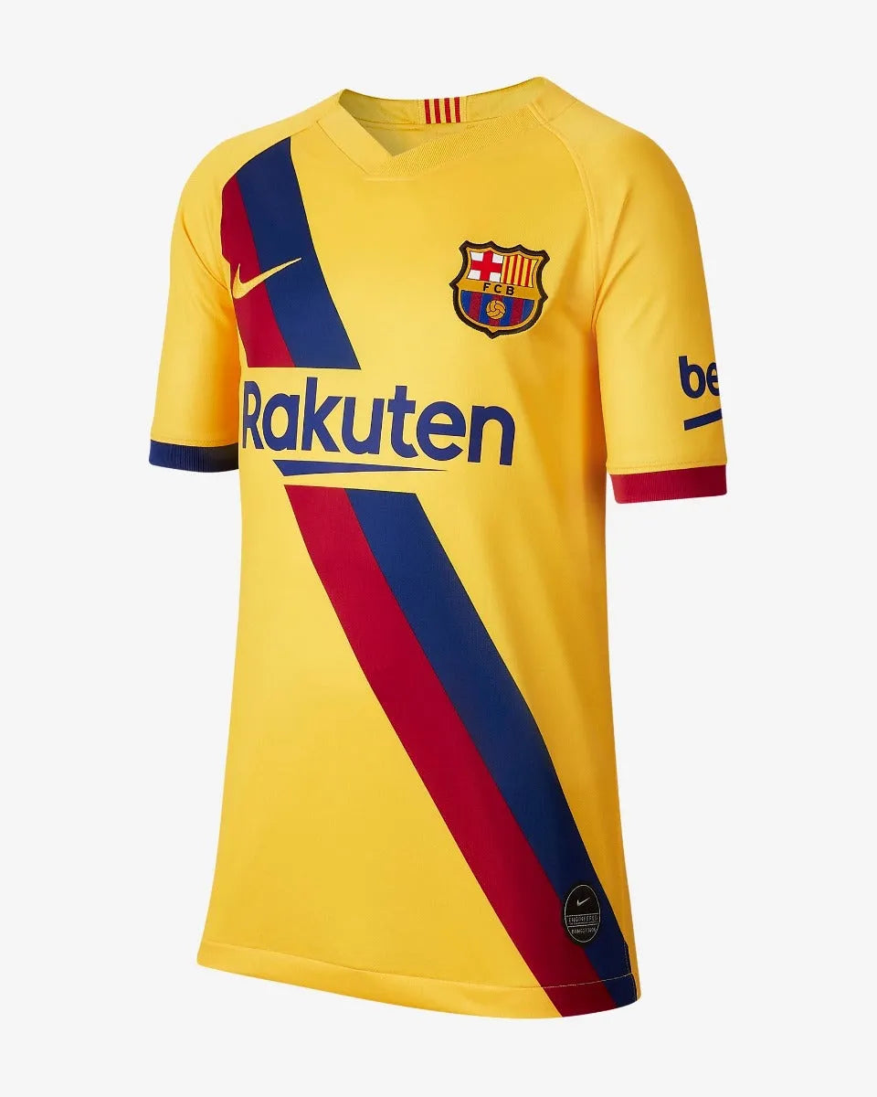 Nike 2019-20 Barcelona Away YOUTH Jersey - Yellow