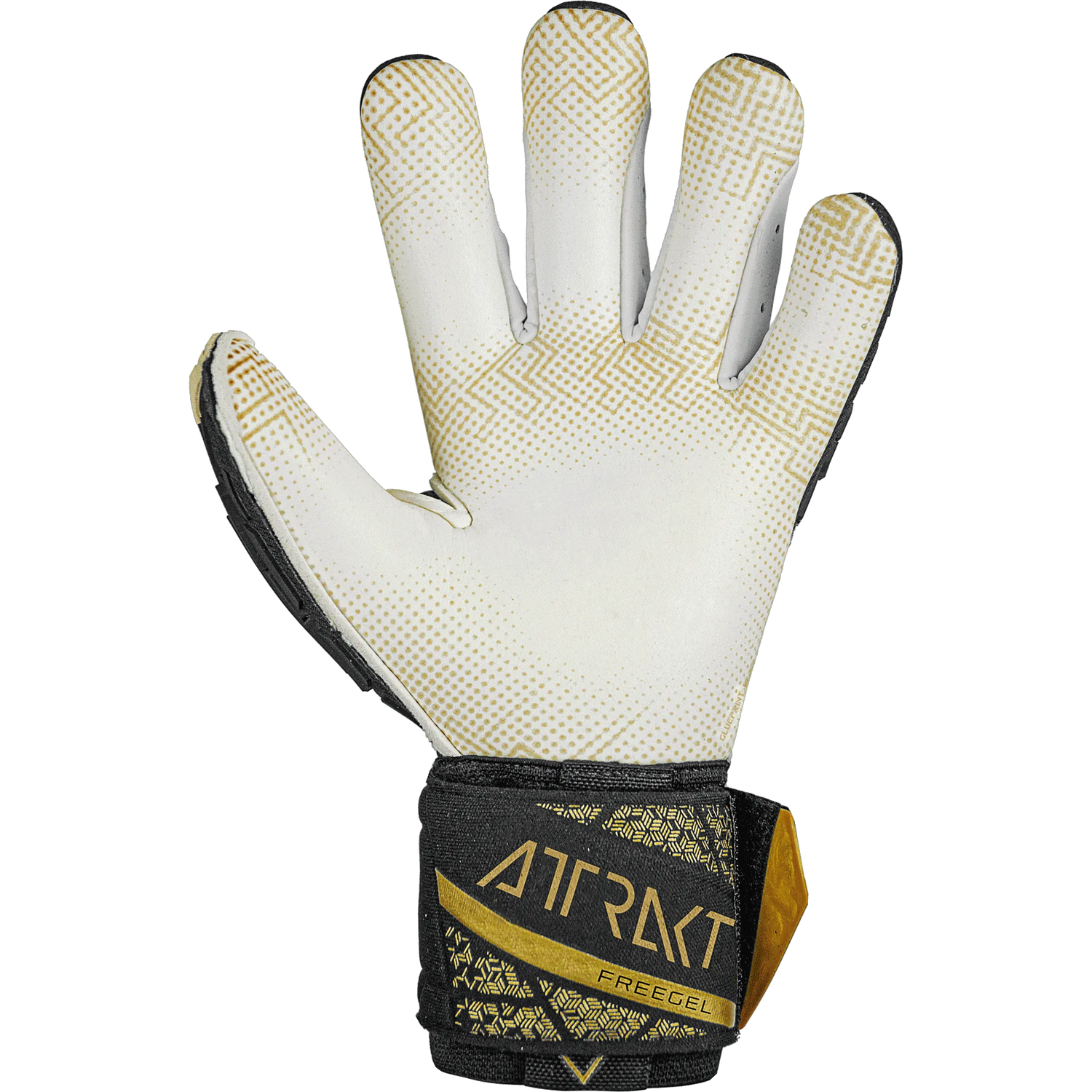 Reusch Atrrakt Freegel Gold X Glueprint FS Goalkeeper Gloves Black - Gold (Single - Inner)