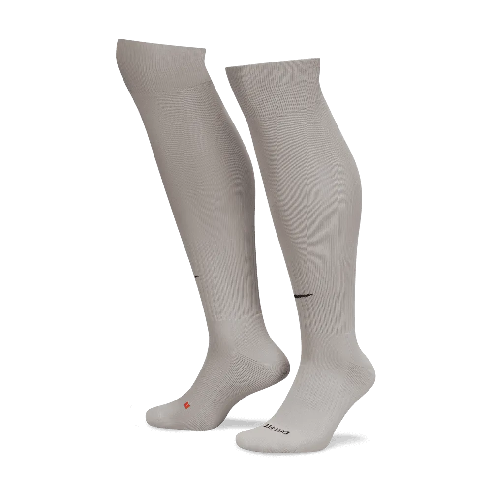 Nike Classic Knee-High Socks Grey (Pair - Lateral)