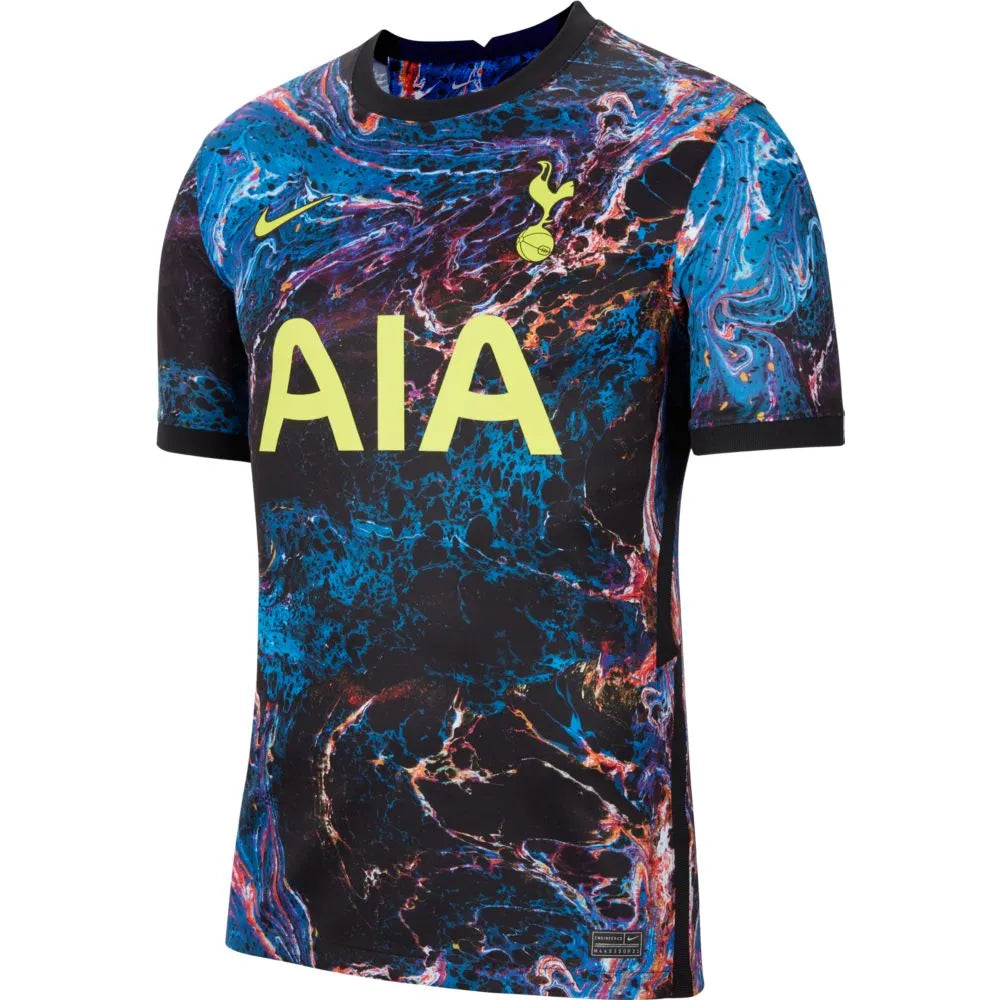 Nike 2021-22 Tottenham Away Jersey - Black-Venom Green (Front)