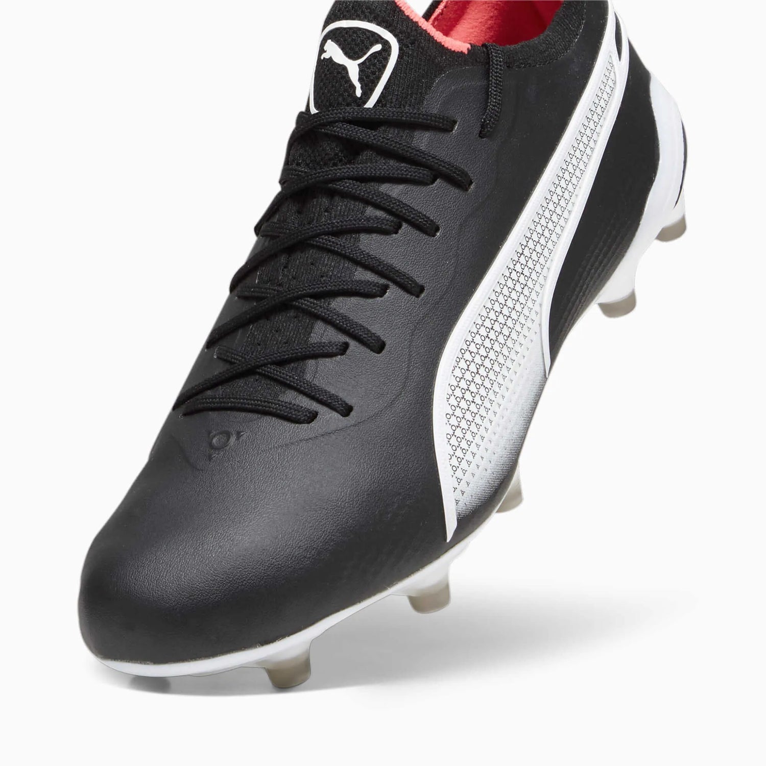 Puma King Ultimate FG - AG - Eclipse Pack Puma Black-Puma White-Fire Orchid (FA23) (Detail 1)