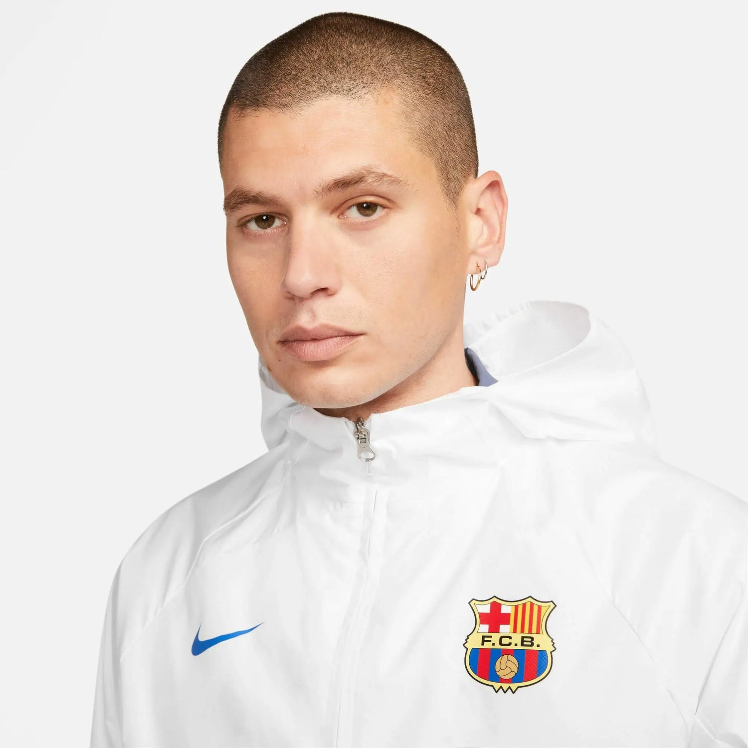 Nike 2023-24 Barcelona Men's AWF Academy Jacket (Detail 1)