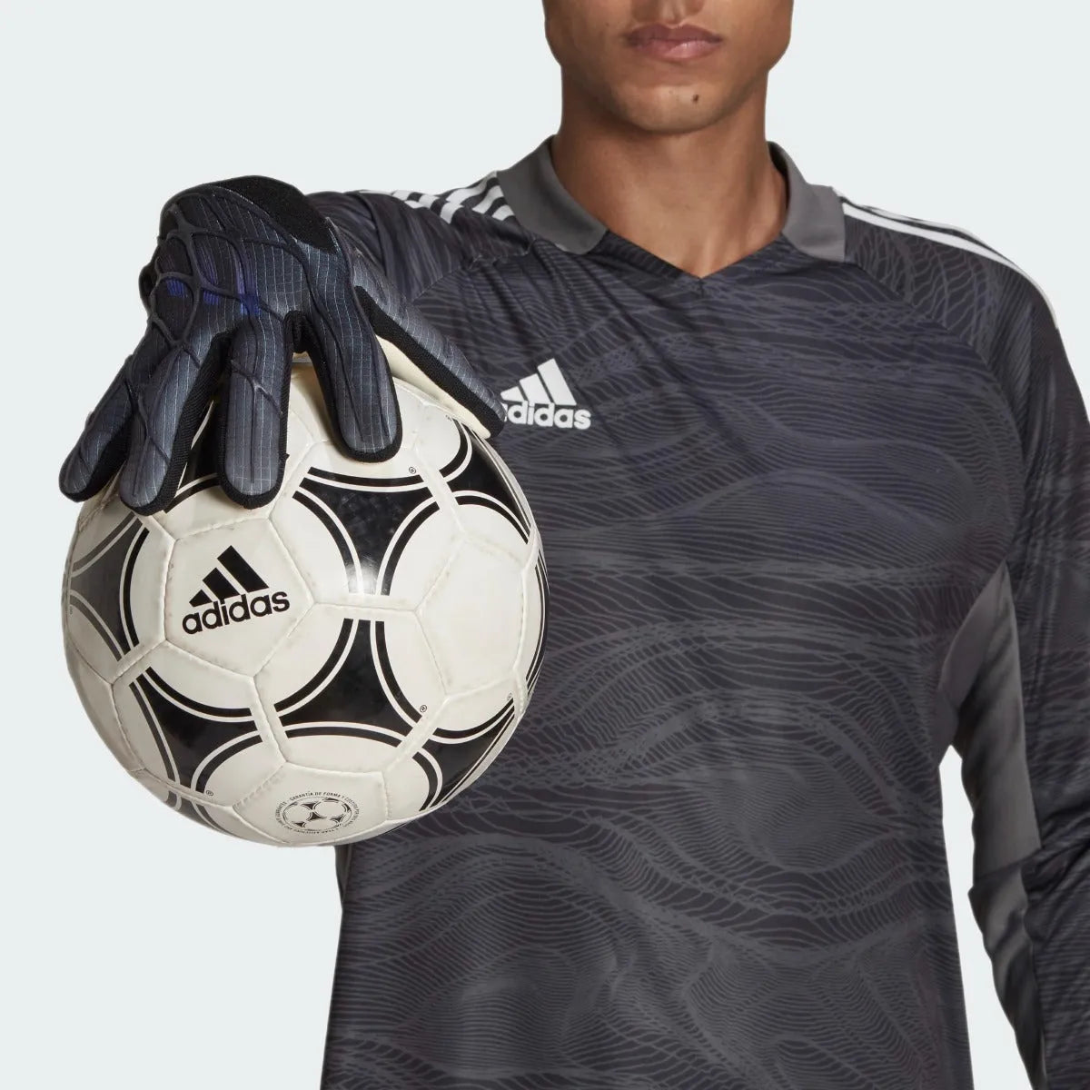 Adidas X Pro Goalkeeper Gloves - Black-Grey-Blue (Model 1)