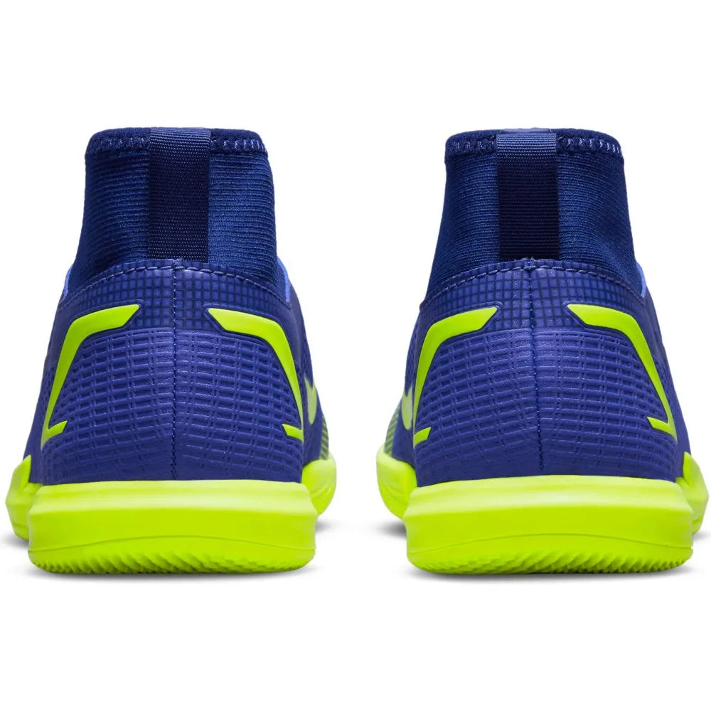 Nike JR Superfly 8 Academy IC - Lapis-Volt-Blue Void (Pair - Back)